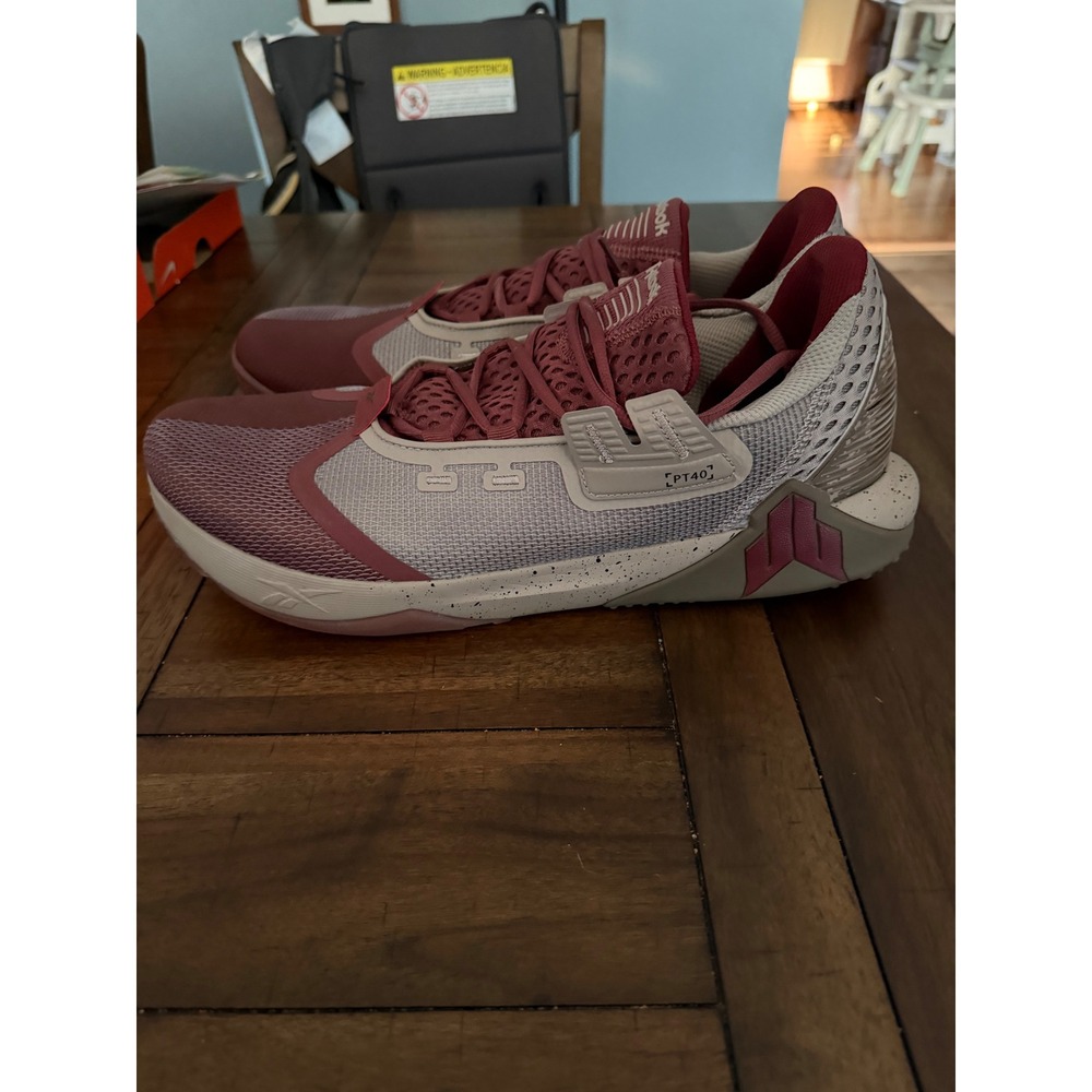 Reebok Nano X1 Mens Training Shoes Maroon Grey Speckled PT40 Sneakers - Picture 3 of 5